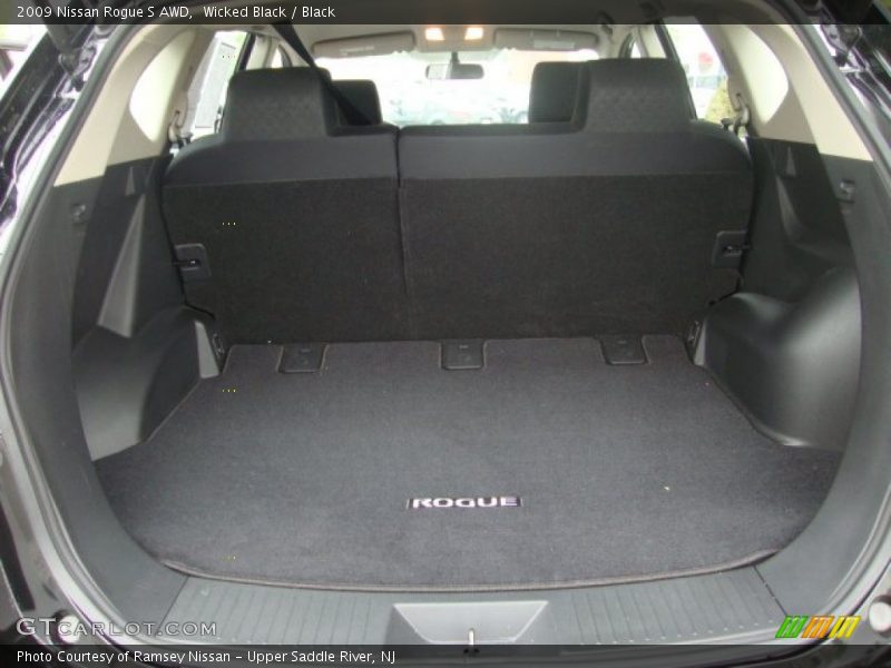 Wicked Black / Black 2009 Nissan Rogue S AWD