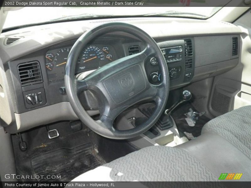Dashboard of 2002 Dakota Sport Regular Cab