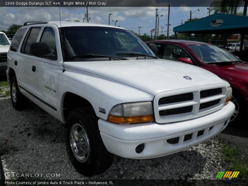 Bright White / Mist Gray 1999 Dodge Durango SLT 4x4