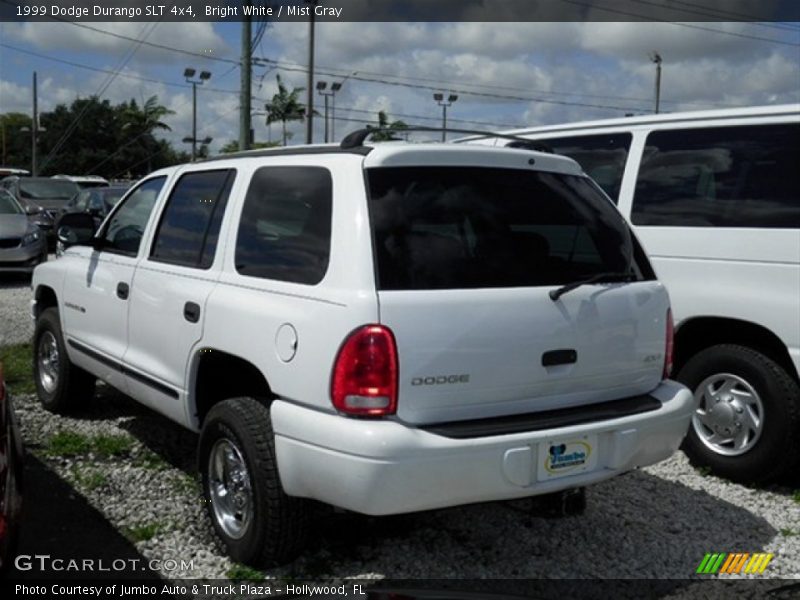 Bright White / Mist Gray 1999 Dodge Durango SLT 4x4
