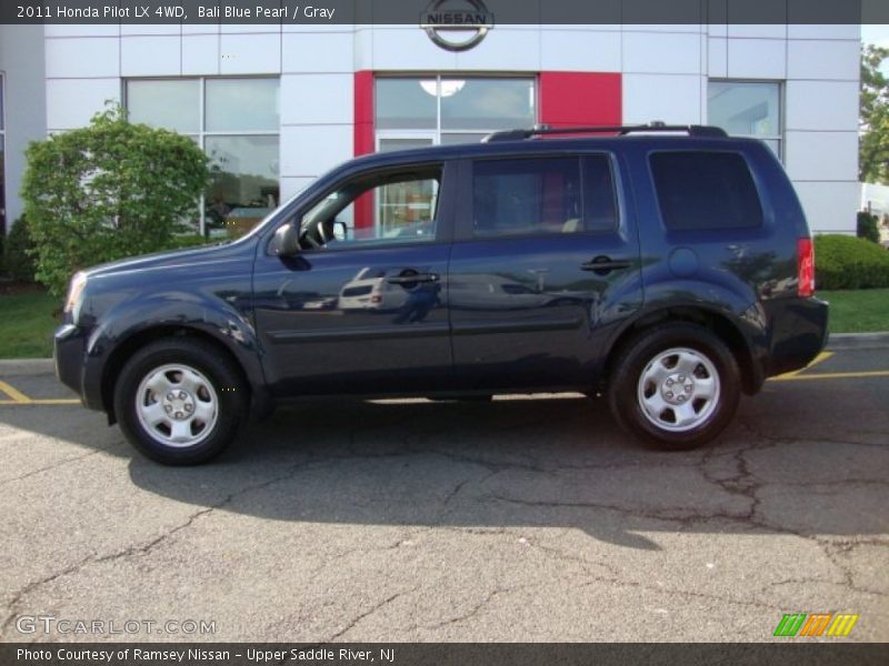 Bali Blue Pearl / Gray 2011 Honda Pilot LX 4WD