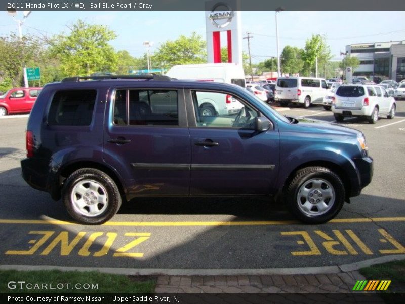 Bali Blue Pearl / Gray 2011 Honda Pilot LX 4WD