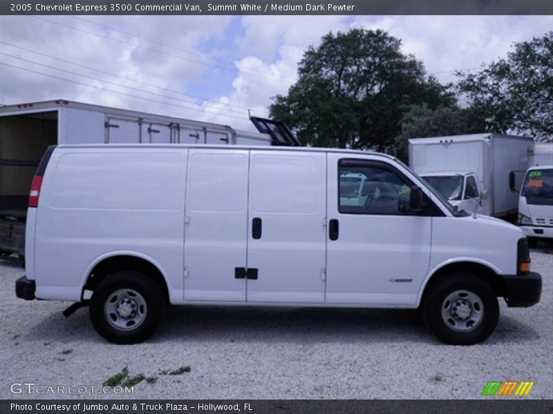Summit White / Medium Dark Pewter 2005 Chevrolet Express 3500 Commercial Van