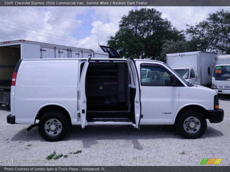 Summit White / Medium Dark Pewter 2005 Chevrolet Express 3500 Commercial Van