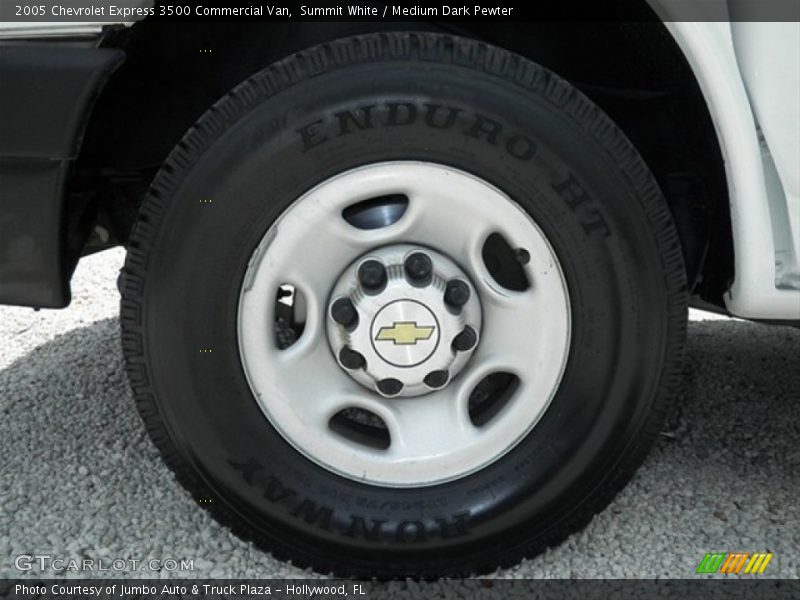 Summit White / Medium Dark Pewter 2005 Chevrolet Express 3500 Commercial Van