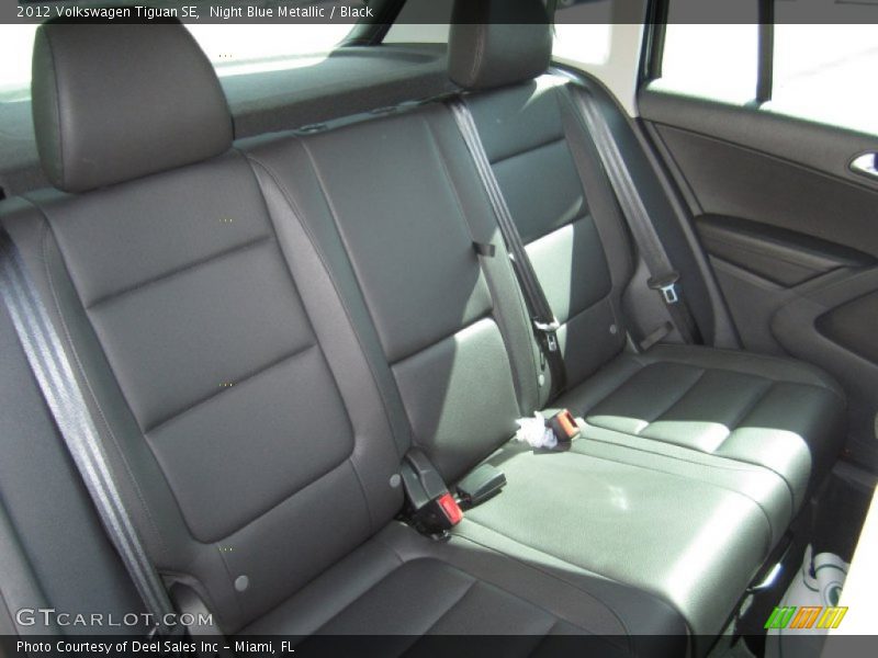 Night Blue Metallic / Black 2012 Volkswagen Tiguan SE