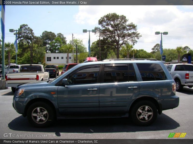 Steel Blue Metallic / Gray 2008 Honda Pilot Special Edition