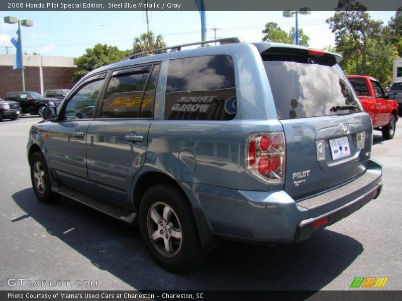 Steel Blue Metallic / Gray 2008 Honda Pilot Special Edition
