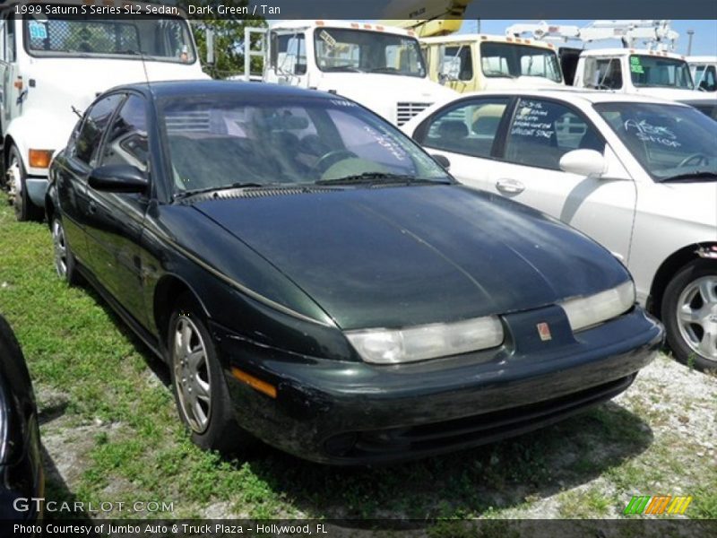 Dark Green / Tan 1999 Saturn S Series SL2 Sedan