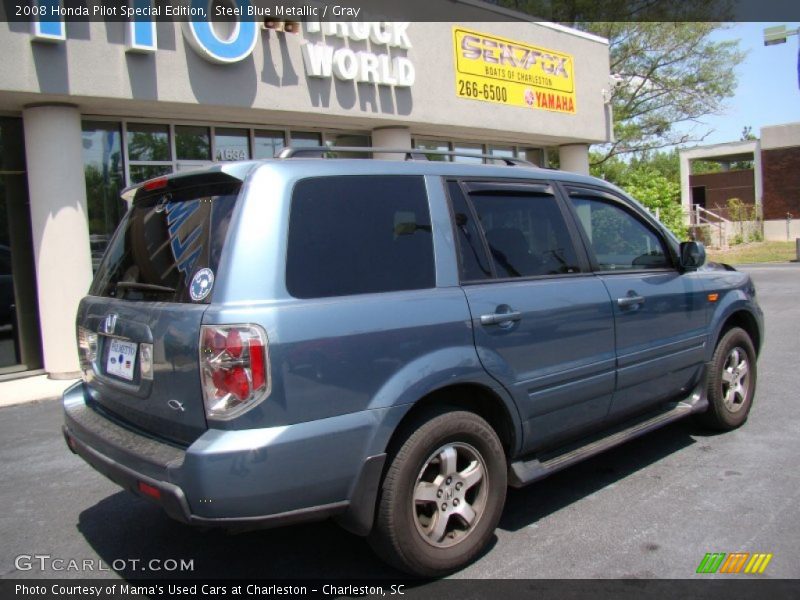 Steel Blue Metallic / Gray 2008 Honda Pilot Special Edition
