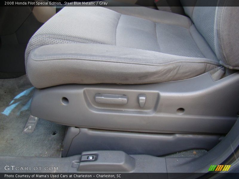Steel Blue Metallic / Gray 2008 Honda Pilot Special Edition