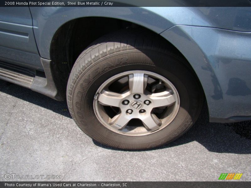 Steel Blue Metallic / Gray 2008 Honda Pilot Special Edition