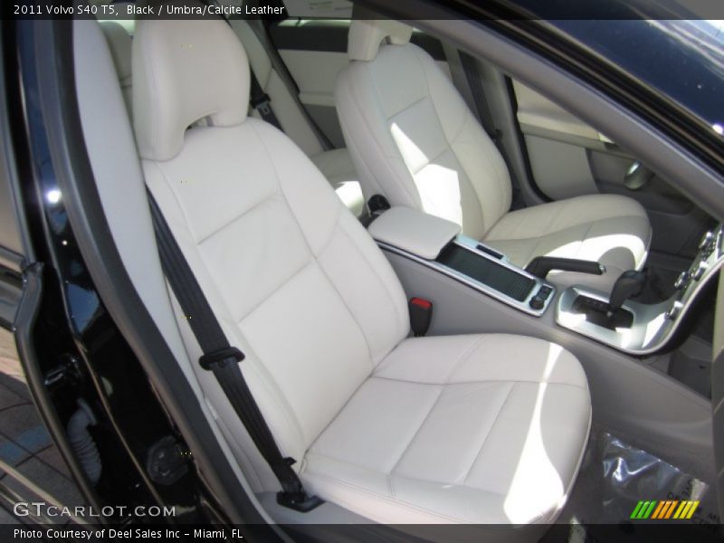 Black / Umbra/Calcite Leather 2011 Volvo S40 T5
