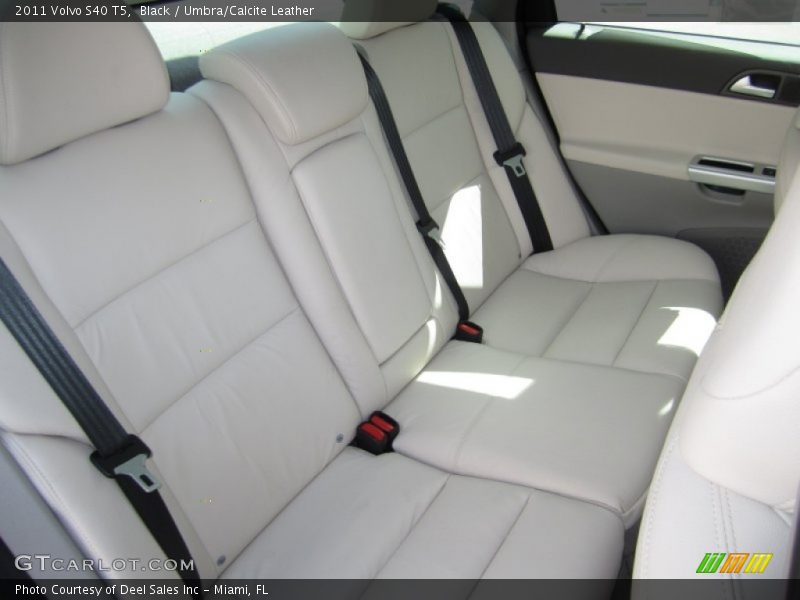 Black / Umbra/Calcite Leather 2011 Volvo S40 T5