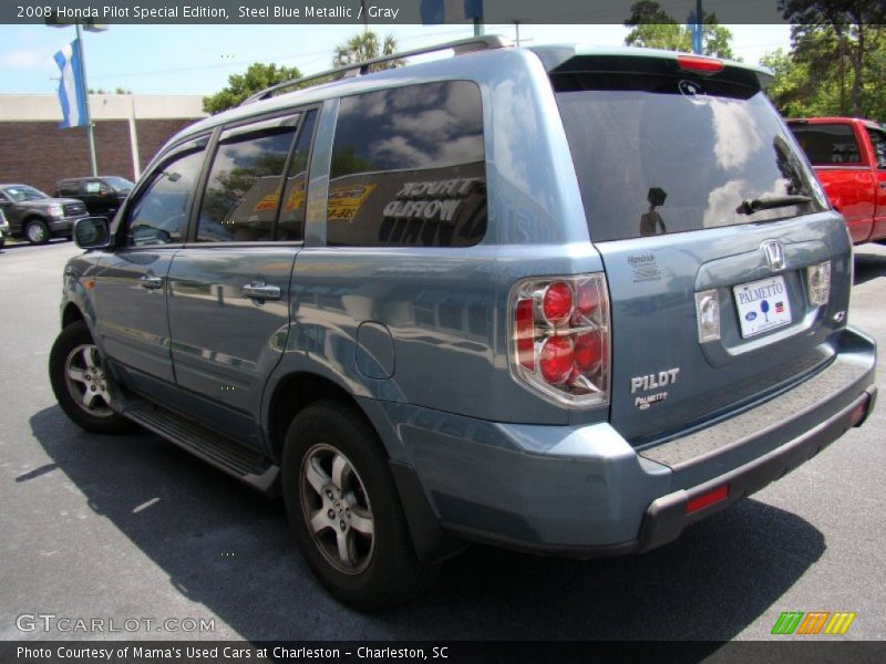 Steel Blue Metallic / Gray 2008 Honda Pilot Special Edition