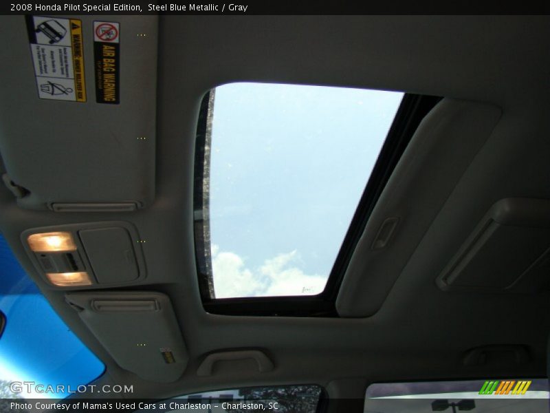 Steel Blue Metallic / Gray 2008 Honda Pilot Special Edition