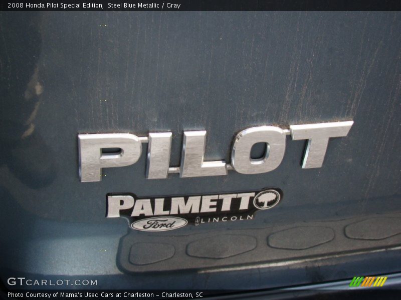 Steel Blue Metallic / Gray 2008 Honda Pilot Special Edition