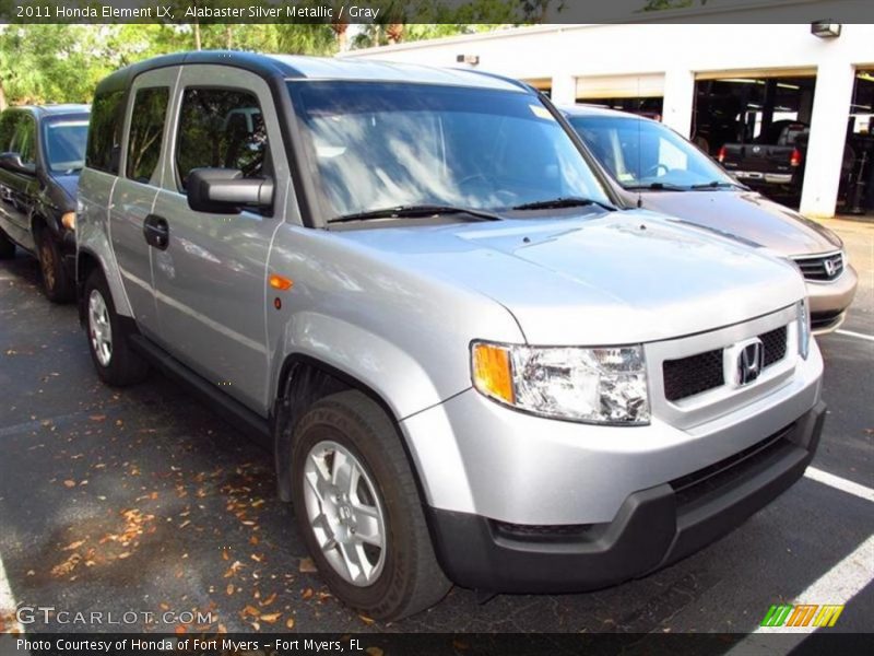 Alabaster Silver Metallic / Gray 2011 Honda Element LX