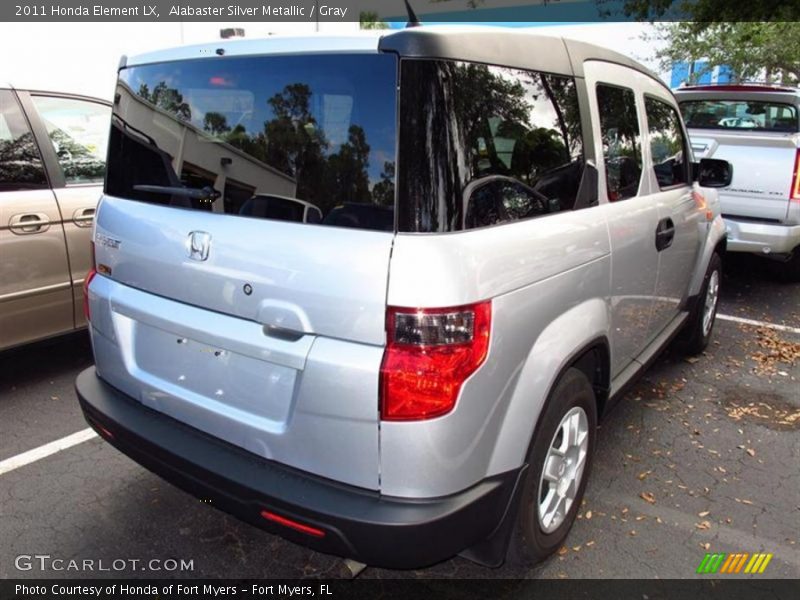 Alabaster Silver Metallic / Gray 2011 Honda Element LX