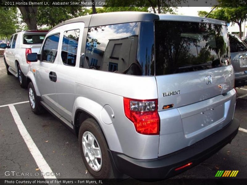 Alabaster Silver Metallic / Gray 2011 Honda Element LX