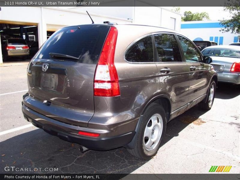 Urban Titanium Metallic / Ivory 2010 Honda CR-V LX