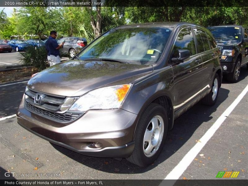 Urban Titanium Metallic / Ivory 2010 Honda CR-V LX