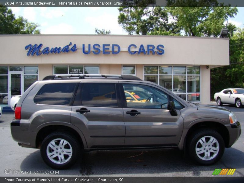 Mineral Beige Pearl / Charcoal Gray 2004 Mitsubishi Endeavor LS