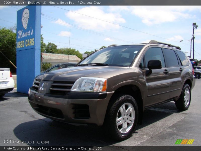 Mineral Beige Pearl / Charcoal Gray 2004 Mitsubishi Endeavor LS