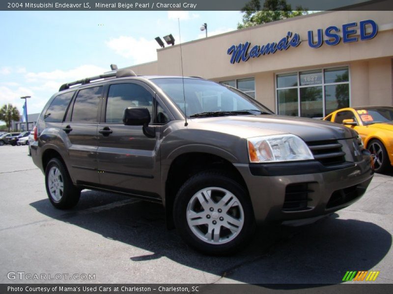 Mineral Beige Pearl / Charcoal Gray 2004 Mitsubishi Endeavor LS