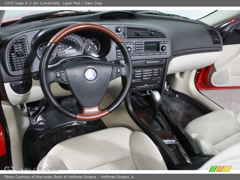  2005 9-3 Arc Convertible Slate Gray Interior