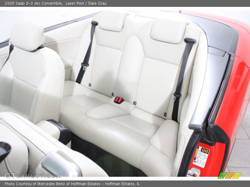 Rear Seat of 2005 9-3 Arc Convertible