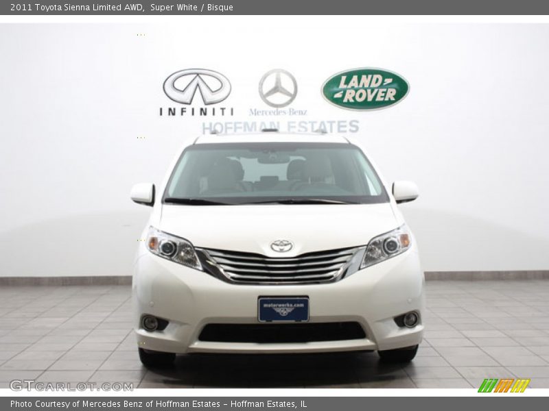 Super White / Bisque 2011 Toyota Sienna Limited AWD