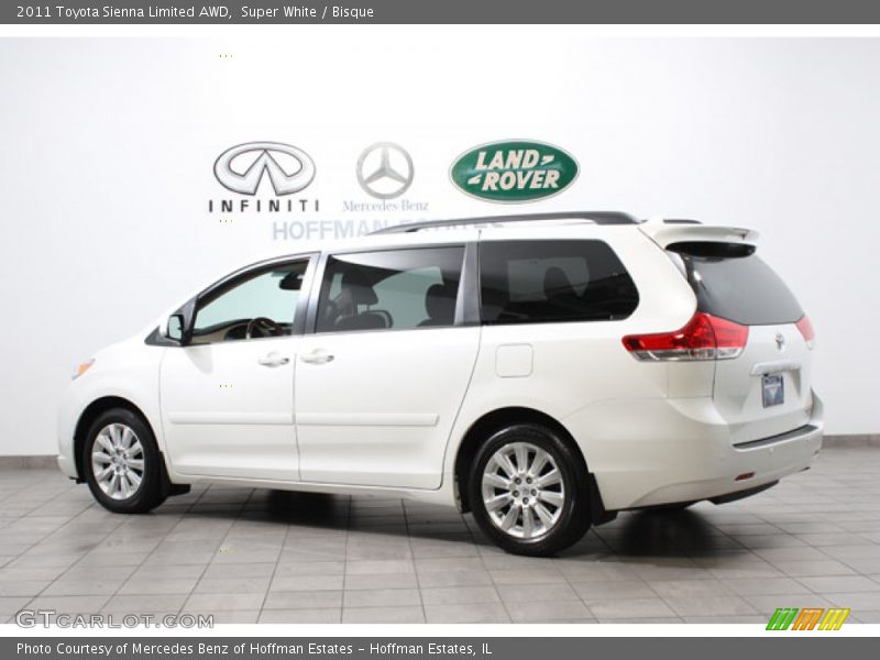 Super White / Bisque 2011 Toyota Sienna Limited AWD