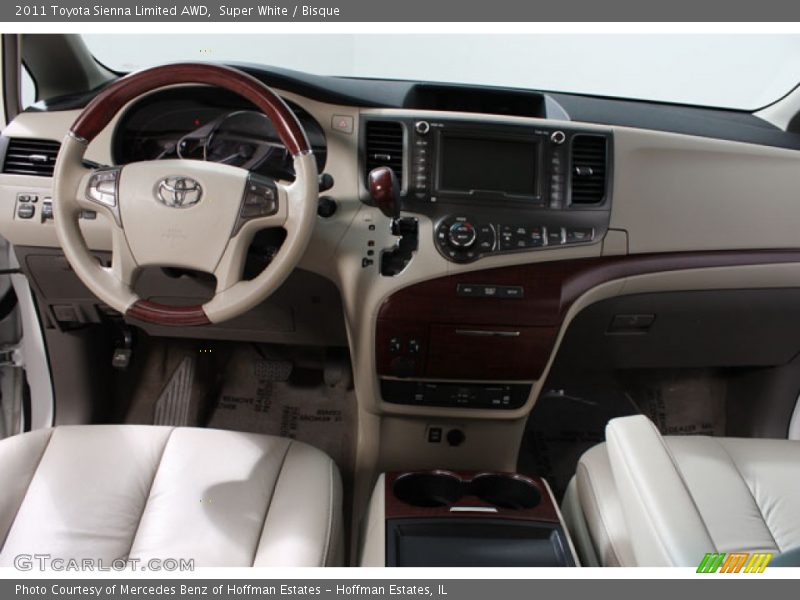 Super White / Bisque 2011 Toyota Sienna Limited AWD