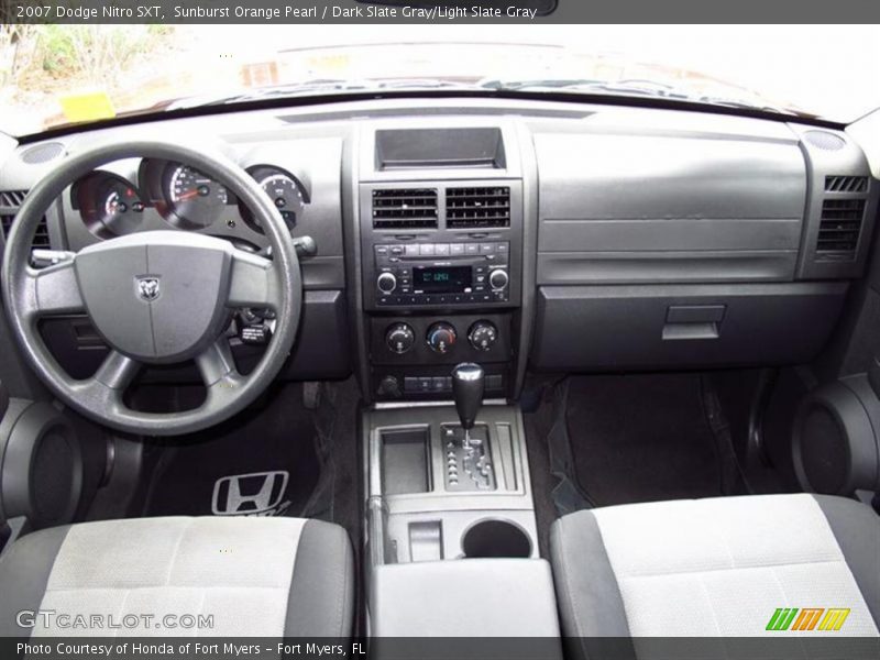 Sunburst Orange Pearl / Dark Slate Gray/Light Slate Gray 2007 Dodge Nitro SXT