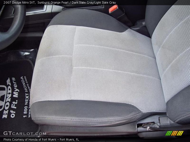 Sunburst Orange Pearl / Dark Slate Gray/Light Slate Gray 2007 Dodge Nitro SXT