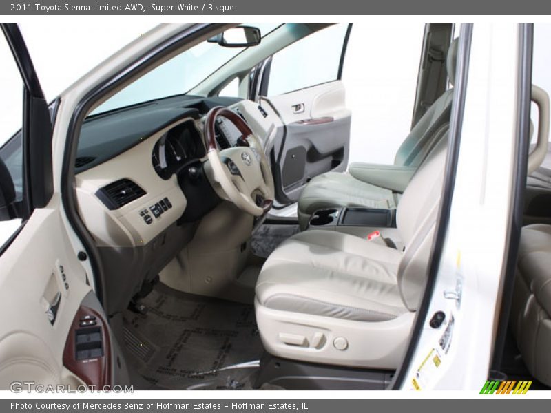 Super White / Bisque 2011 Toyota Sienna Limited AWD