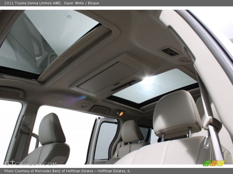 Super White / Bisque 2011 Toyota Sienna Limited AWD