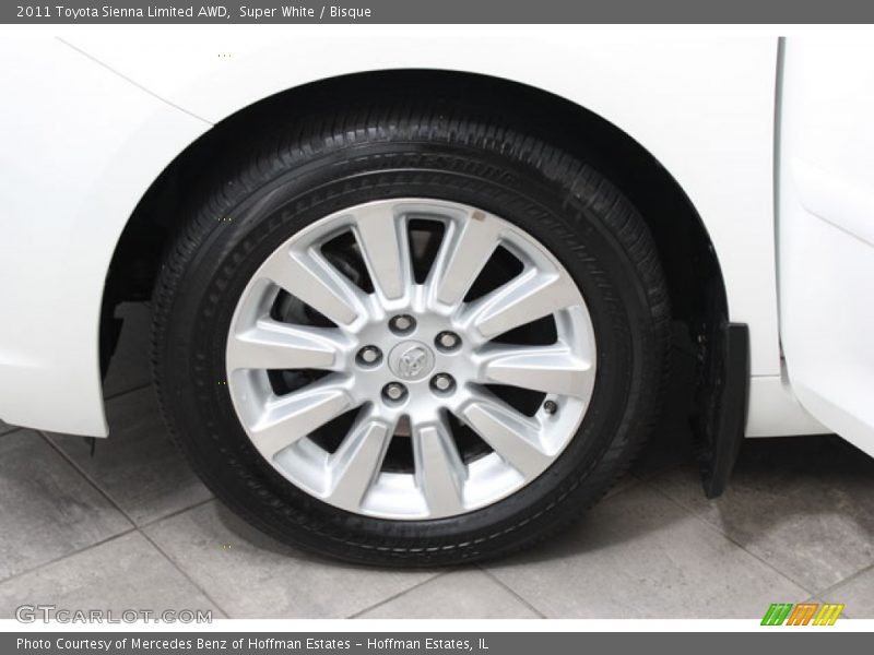 Super White / Bisque 2011 Toyota Sienna Limited AWD