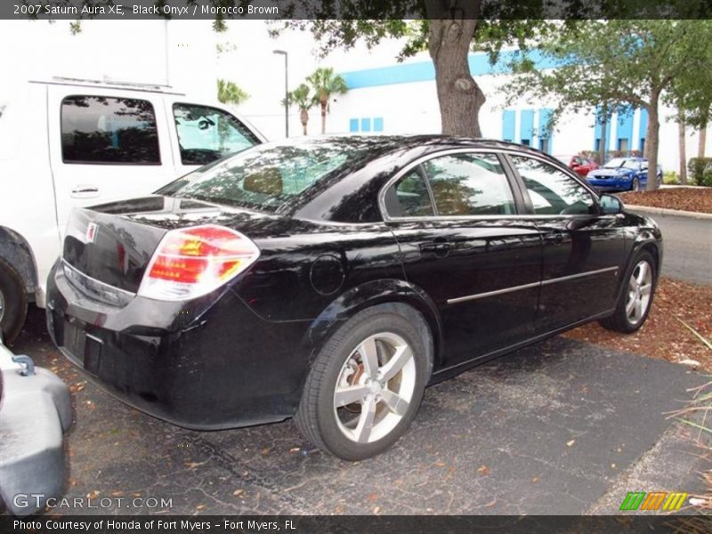 Black Onyx / Morocco Brown 2007 Saturn Aura XE
