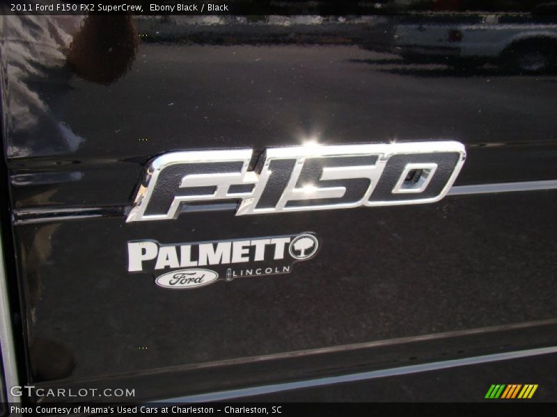 Ebony Black / Black 2011 Ford F150 FX2 SuperCrew