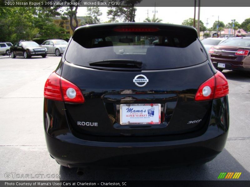 Wicked Black / Gray 2010 Nissan Rogue S 360 Value Package