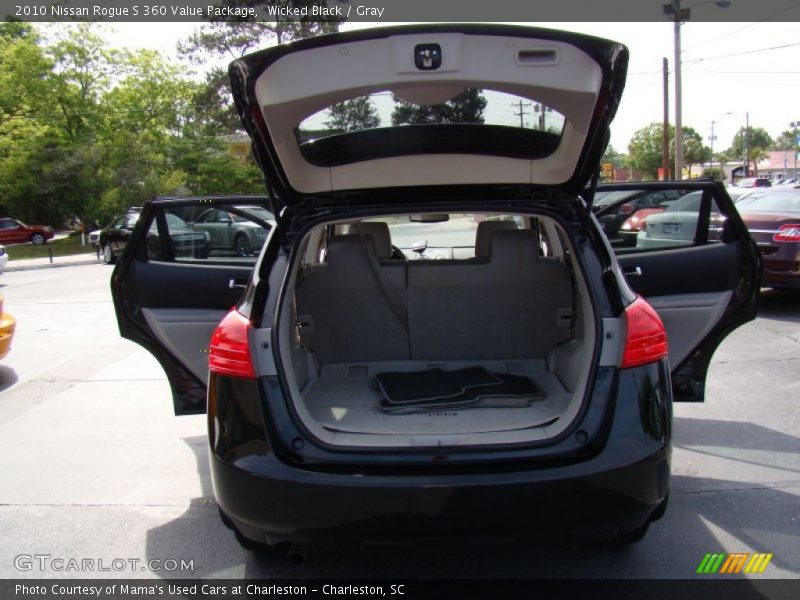 Wicked Black / Gray 2010 Nissan Rogue S 360 Value Package