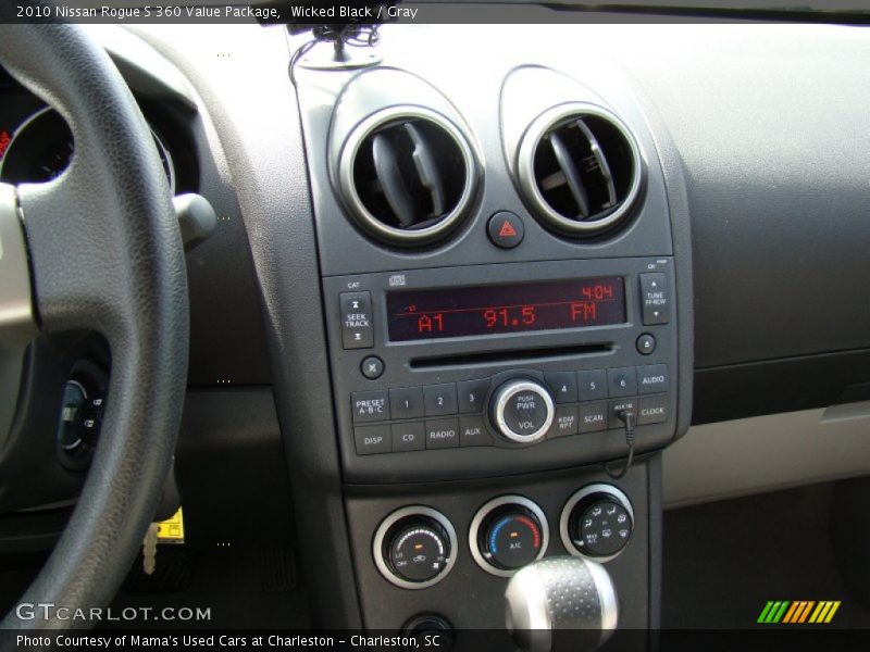 Wicked Black / Gray 2010 Nissan Rogue S 360 Value Package