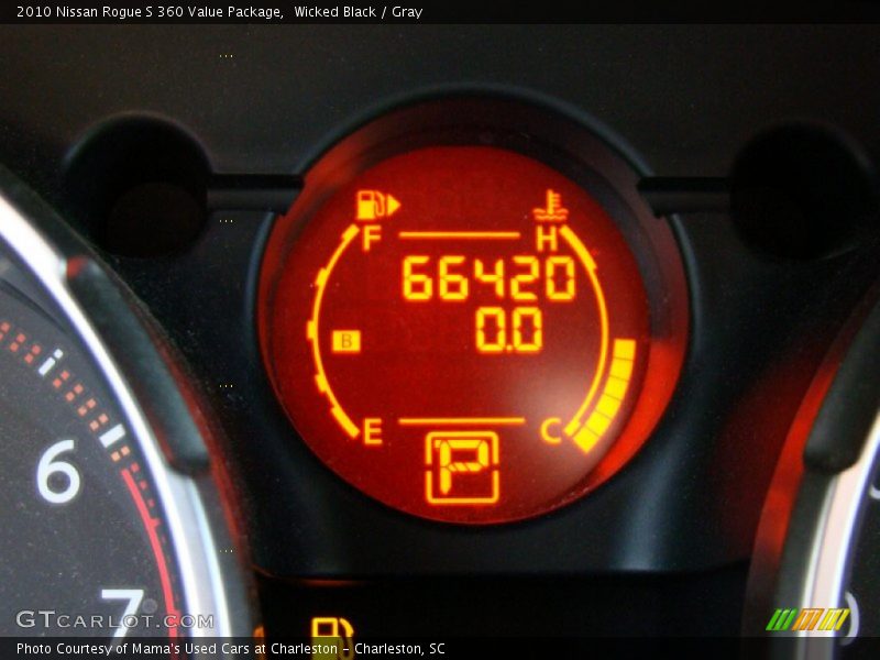 Wicked Black / Gray 2010 Nissan Rogue S 360 Value Package
