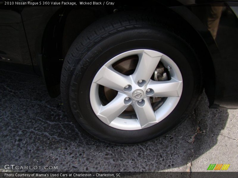 Wicked Black / Gray 2010 Nissan Rogue S 360 Value Package