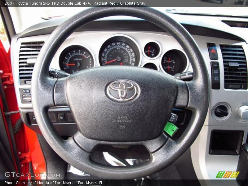 Radiant Red / Graphite Gray 2007 Toyota Tundra SR5 TRD Double Cab 4x4