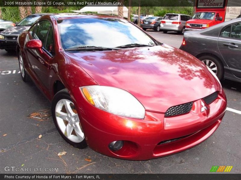 Ultra Red Pearl / Medium Gray 2006 Mitsubishi Eclipse GS Coupe
