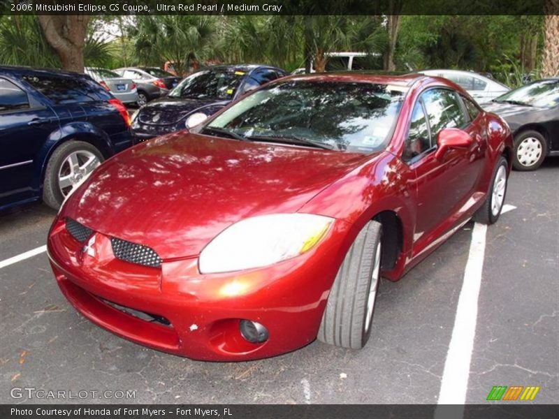 Ultra Red Pearl / Medium Gray 2006 Mitsubishi Eclipse GS Coupe