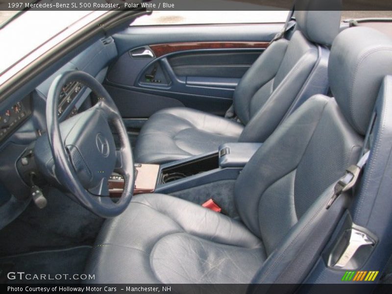  1997 SL 500 Roadster Blue Interior